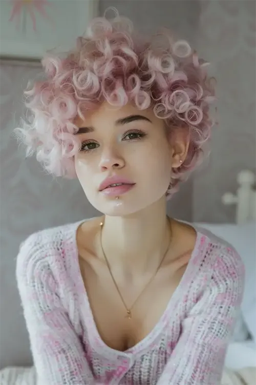 Fantástico Corte Curto Para Cabelo Feminino Cacheado Fantástico Corte Curto Para Cabelo Feminino Cacheado