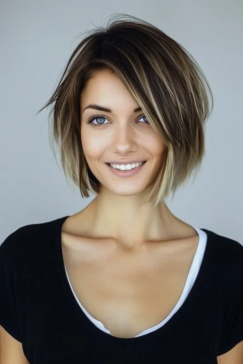 Ideia de Corte Elegante de Cabelo Curto Feminino: Short Bob Ideia de Corte Elegante de Cabelo Curto Feminino: Short Bob